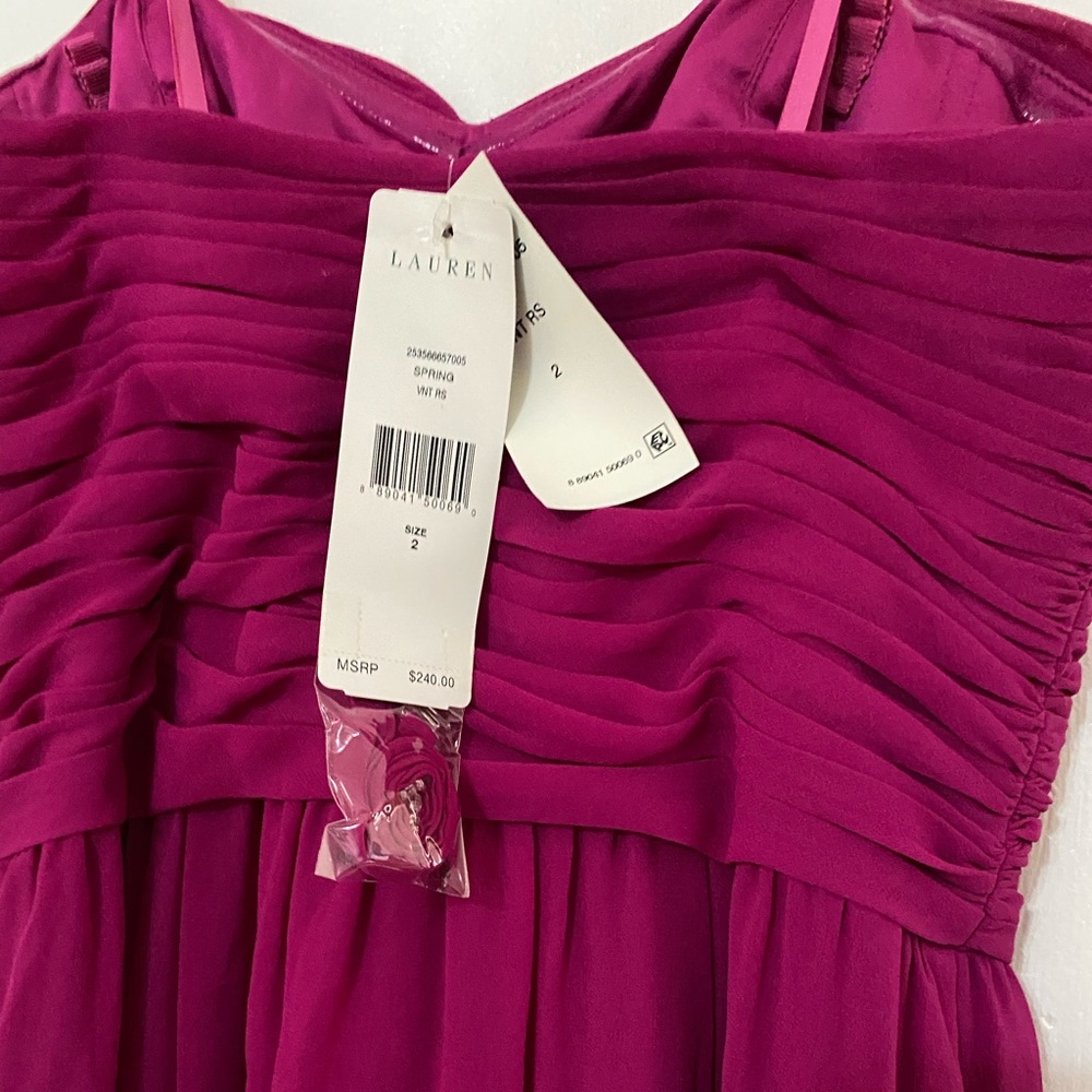 Rare Ralph Lauren Georgette Sweetheart Gown NEW - Picture 3 of 7